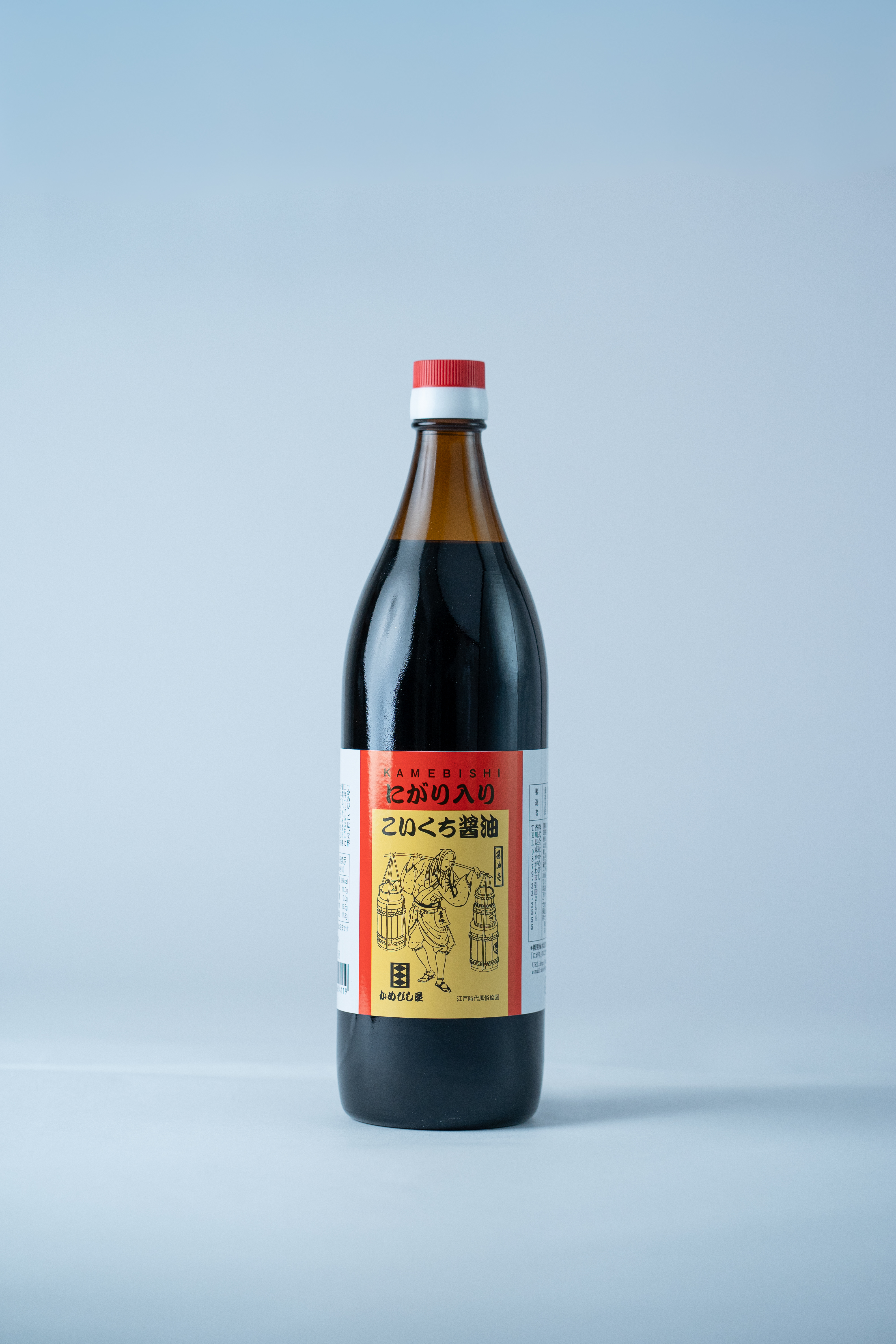 【かめびし屋】にがり入りこいくち醤油 900ml