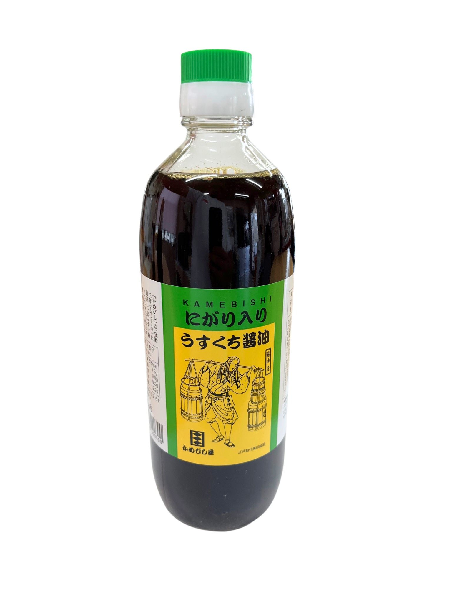 【かめびし屋】にがり入りうすくち醤油 500ml