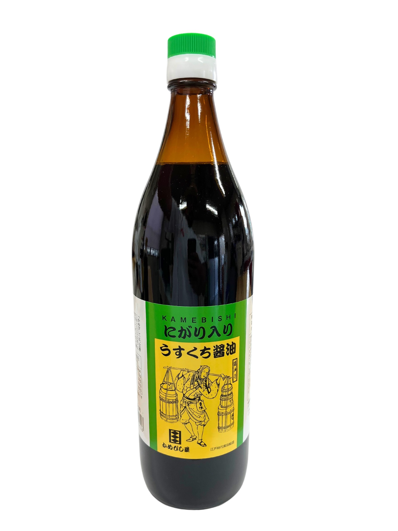 【かめびし屋】にがり入りうすくち醤油 900ml
